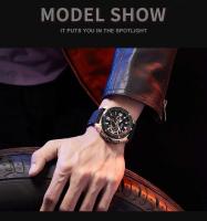 Relojes MEGIR de lujo de primera calidad para hombre, cronógrafo militar, resistente al agua, reloj deportivo de cuarzo, reloj de pulsera para hombre, reloj de silicona con esfera grande - details 13