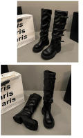 Botas altas para mujer Primavera-verano 2025 Estilo botines ajustados versátiles - details 11
