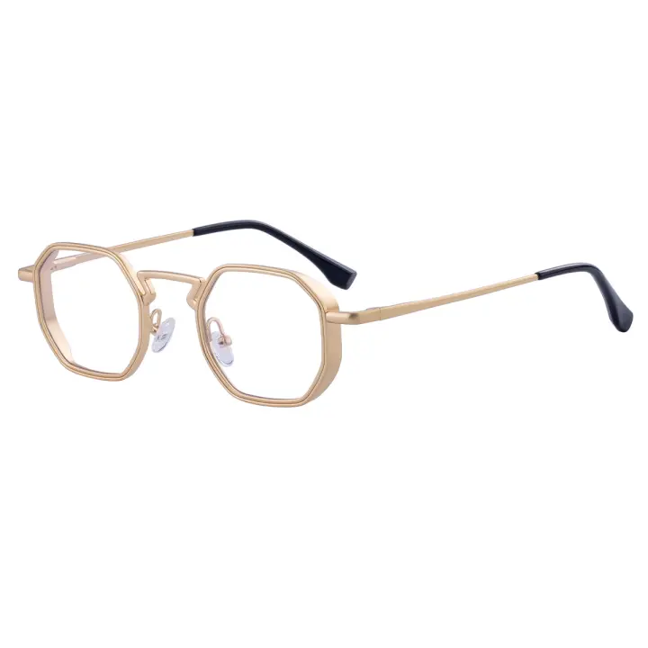 Gafas de sol de moda 2025, nuevas, con montura metálica y patillas resistentes al sol para hombre. - 1