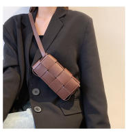 Bolso Cruzado de Moda para Mujer 2025 Bolso Pequeño de Tejido Rosa Bolso de Pecho Tejido de Niche - details 21