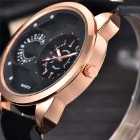 Reloj de Pulsera de Cuarzo Automático Estilo Casual de Moda para Hombres Correa de Nylon Negro - details 2