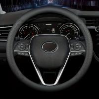 Cubierta de Volante de Cuero Falsito Premium Napa Antideslizante, Transpirable, Ajuste Universal para Todos los Modelos de Coches Hecho en China - details 0