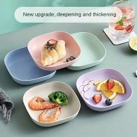 10pcs Set Reusable Fruit & Dessert Plates - Washable, Multifunctional Snack Dishes with Built-In Base for Bones & Candy - details 4