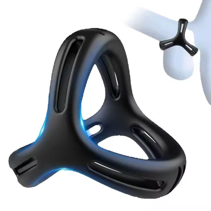Leten silicona retrasar la eyaculación Semen Lock Ring suministros para adultos masturbación masculina juguetes sexuales para hombres - 1