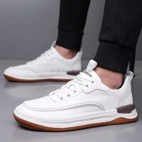 Nuevos zapatos de cuero informales para hombres chinos, cuello alto de moda, marca de calzado deportivo clásico en el mercado estadounidense - details 4