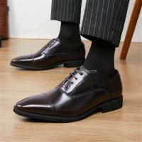 Vestido clásico de charol con logo Dropshipping para hombre, zapatos informales formales de estilo Oxford a la moda para caminar - details 7