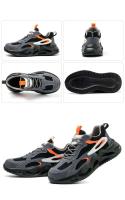Zapatos de seguridad para hombre con cierre de aislamiento, zapatillas ligeras indestructibles, resistentes a los golpes, punta de acero, 6KV - details 33