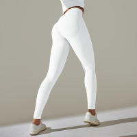 Leggings push-up sin costuras para mujer, pantalones elásticos de cintura alta para entrenamiento, correr, yoga, gimnasio - details 42