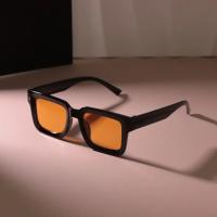 Gafas de Sol Cuadradas Elegantes Unisex Informales Espejo de Moda para Exteriores Vintage - details 0