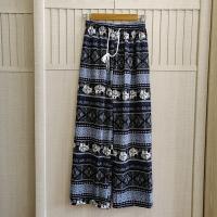 Pantalones acampanados de elefante grandes transfronterizos del sudeste asiático, pantalones holgados de pierna recta de estilo fino de verano para mujer, pantalones de playa - details 5