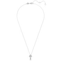 Swarosk-collar con colgante de piedra CZ transparente para mujer, de Plata de Ley 925, colgante de cristal, regalo de joyería ﻿ - details 1