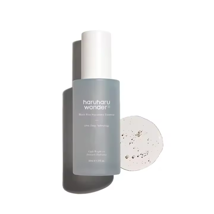 [Haruharu Wonder] Esencia de arroz negro 1.6 fl. once gramos / 50 ml |   Esencia de ácido hialurónico, hidratante facial - 1