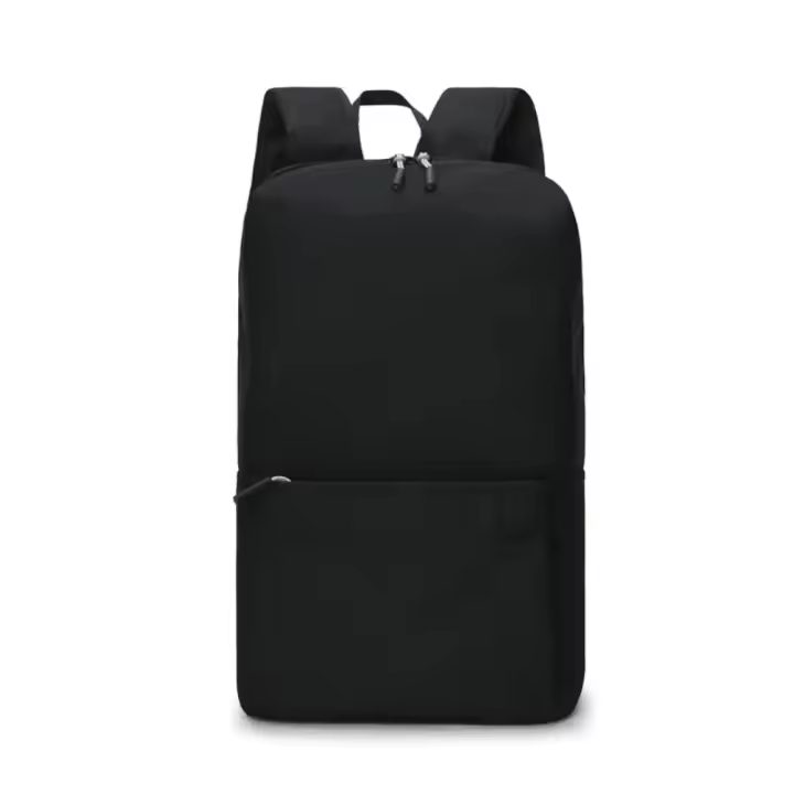 Mochila pequeña portátil de gran capacidad, bolsa de viaje impermeable de Color sólido, múltiples bolsillos, bolsas escolares Unisex, viaje - 1