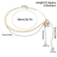 Cadena de Cintura con Corazón de Amor Grande para Mujeres Accesorio de Moda de Cinturón de Capas de Lazo 2024 - details 0