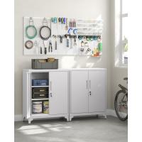 Armario Multifuncional, 2 Puertas, con Cerradura, Almacenamiento de Acero, para Sala de Estar, - details 1