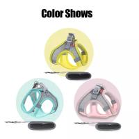 Correa reflectante para perros y gatos Set de correa de pecho transpirable duradero para paseos al aire libre Adecuado para perros y gatos pequeños y medianos - details 11