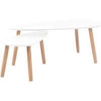 Mesita Auxiliar de Madera Maciza de Pino - details 0