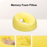 Almohada contemporánea en forma de O/U, relleno 100% poliuretano, funda suave y lavable con cierre de cremallera, comodidad para todas las estaciones, multiusos para salones de belleza y spas, regalo ideal para adultos - details 2