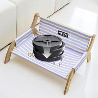 Sofá para mascotas sencillo y resistente al desgaste, cama para perros desmontable reclinable a rayas para gatos, transpirable y a prueba de humedad, para el hogar - details 4