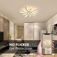 Plafón LED Regulable Control Remoto 48W 5400LM 3000K-6500K Día 70cm Ideal para Sala de Estar, Dormitorio, Comedor, Baño, Pasillo Blanco - details 35