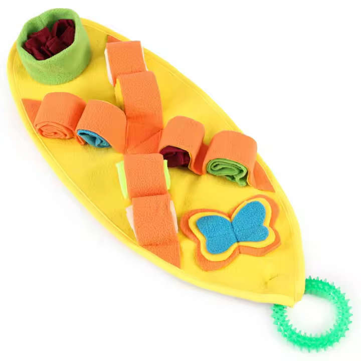 Almohadilla para olfatear juguete para mascotas, producto grande, mordedura, perro de entrenamiento no podrido, comida oculta de gran tamaño y elástica - 1