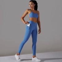 Conjunto de Yoga para Mujeres Sports Bra con Bolsillos, Leggings de Levantamiento de Glúteos, Zapatillas de Correr - details 26