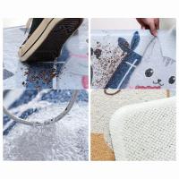 Alfombra antideslizante de dibujos animados para puerta de entrada, Felpudo con lazo de alambre para quitar el polvo, ideal para pasillo, cocina y baño, novedad - details 0