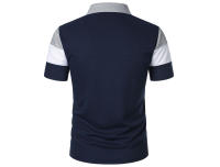 Polo de golf a rayas para hombre, camiseta de manga corta con solapa, ropa deportiva transpirable, camisetas de verano - details 9