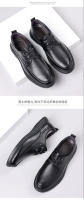 Zapatos de cuero casuales de gran tamaño de primavera zapatos de cuero genuino de los hombres con cordones zapatos de cuero de los hombres de suela blanda zapatos individuales diarios zapatos de los hombres de piel de vaca de primera capa - details 6