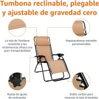Silla Gravedad Cero, 110 x 66 x 49 cm, Azul - details 28