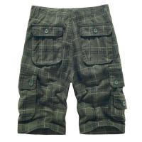 Pantalones Cortos de Verano para Hombres Ropa Deportiva Casual Pantalones de Malla Adelgazantes con Múltiples Bolsillos - details 2