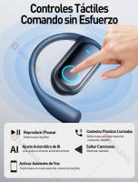 2025 SANLEPUS Auriculares Inalámbricos Bluetooth 5.4 | Oreja Abierta Ultra Ligeros para Deporte | Ideales para Correr/Gimnasio | 45h Duración | Compatible iPhone/Android/Xiaomi - details 11