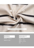 Nuevo vestido entallado a rayas con un solo hombro, diseño de flores 3D con estilo dulce y romántico. - details 31