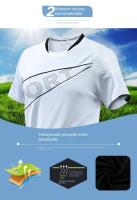 Pantalones cortos de manga corta para deportes al aire libre para hombre, conjunto de dos piezas, holgado, transpirable, de alta calidad - details 4