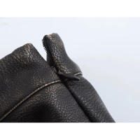 BUNO-minifalda y pantalones cortos de piel sintética para mujer, falda de cintura media, pantalones cortos asimétricos negros elegantes a la moda con cremallera, otoño 2024 - details 6
