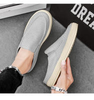 Sandalias para hombre al aire libre Media zapatilla Zapatos casuales de verano Lona Zapato para caminar ligero de fondo suave - details 8