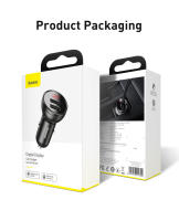 Baseus Cargador de Coche con Doble USB 4.8A Carga Rápida para Teléfono Inteligente - details 12