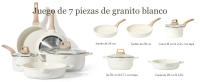 Sartenes de Cocina Carote, 7 Piezas, Antiadherentes, inducción, batería, Aptas para Todas las Estufas, Compatibles con alfombrilla de Microondas - details 7