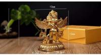 Productos étnicos tibetanos, oferta especial, gran pájaro Peng con alas doradas, adorno de aleación para el hogar, estatua de Buda de la suerte - details 2