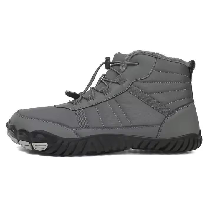 Botas de nieve impermeables zapatos de algodón a prueba de frío para mujer par de zapatillas altas de terciopelo al aire libre - 1