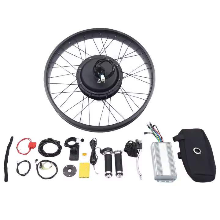 Motor de cubo trasero para bicicleta eléctrica, Motor sin escobillas, sin dientes, características estables, IP54 - 1