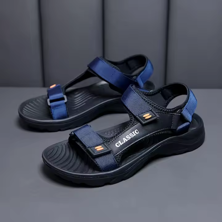 Sandalias Wadable Para Exteriores Para Hombre, Soporte Para Arco, Esterilla De Yoga, Plantilla De Gladiador Con Punta Abierta, Zapatillas De Playa De Verano, Zapatos Planos Antideslizantes Y Duraderos Para Hombre - 1
