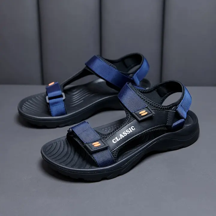 Sandalias Wadable Para Exteriores Para Hombre, Soporte Para Arco, Esterilla De Yoga, Plantilla De Gladiador Con Punta Abierta, Zapatillas De Playa De Verano, Zapatos Planos Antideslizantes Y Duraderos Para Hombre - 1