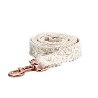 Conjunto de Collar de encaje para perro, correa ajustable para perros pequeños, medianos y grandes, colgante de identificación gratis - details 2