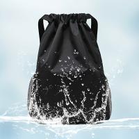 Mochila deportiva MARKROYAL con cordón - Ligera, plegable, Oxford, con correas de hombro ajustables, gran capacidad y bolsillos laterales de malla para viajes, gimnasio, baloncesto y desplazamientos diarios, mochila diaria |   mochila deportiva |   Cierre - details 7