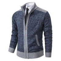 Otoño Invierno hombres comodidad cuello alto abrigo Casual moda al aire libre polar suéter grueso nuevo sólido comodidad mantener caliente Tops - details 1