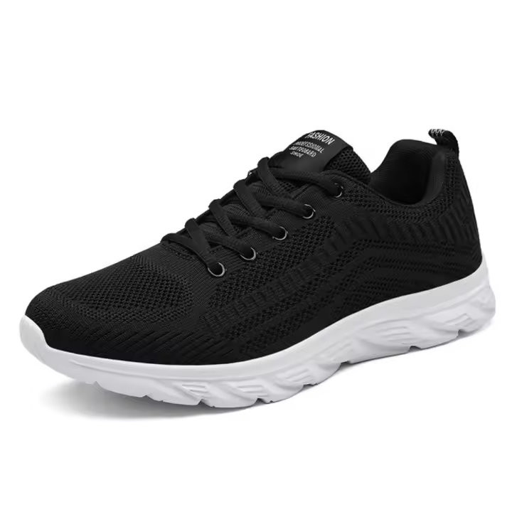 Zapatos de hombre, ligeros y transpirables, para correr al aire libre, calzado deportivo informal, zapatos de malla, zapatos de suela blanda - 1