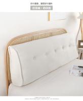 Cojín de Descanso de Cama Triangular Suave Almohada de Lectura Grande con Almohada de Espalda para Adultos - details 22