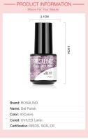ROSALIND-Juego de esmaltes en Gel para uñas, Set de 4/5/6 piezas, con purpurina, para capa superior y Base semipermanente, LED UV - details 2