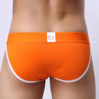 BODY & SOUL-Calzoncillos de algodón para hombre, ropa interior Sexy, color sólido, talla S-XL, LJ0108 - details 3